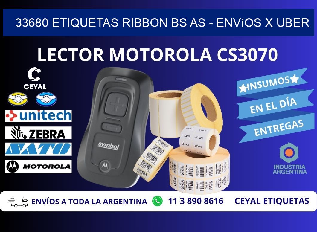33680 etiquetas ribbon bs as - envíos x uber