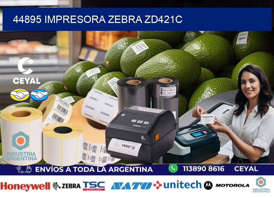 44895 Impresora Zebra zd421c