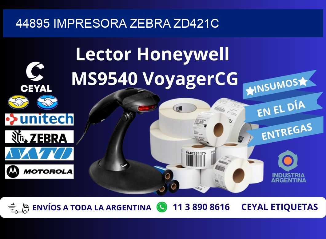 44895 Impresora Zebra zd421c