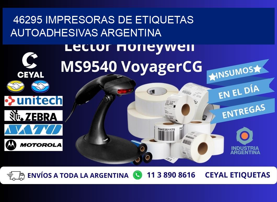 46295 Impresoras de etiquetas autoadhesivas argentina