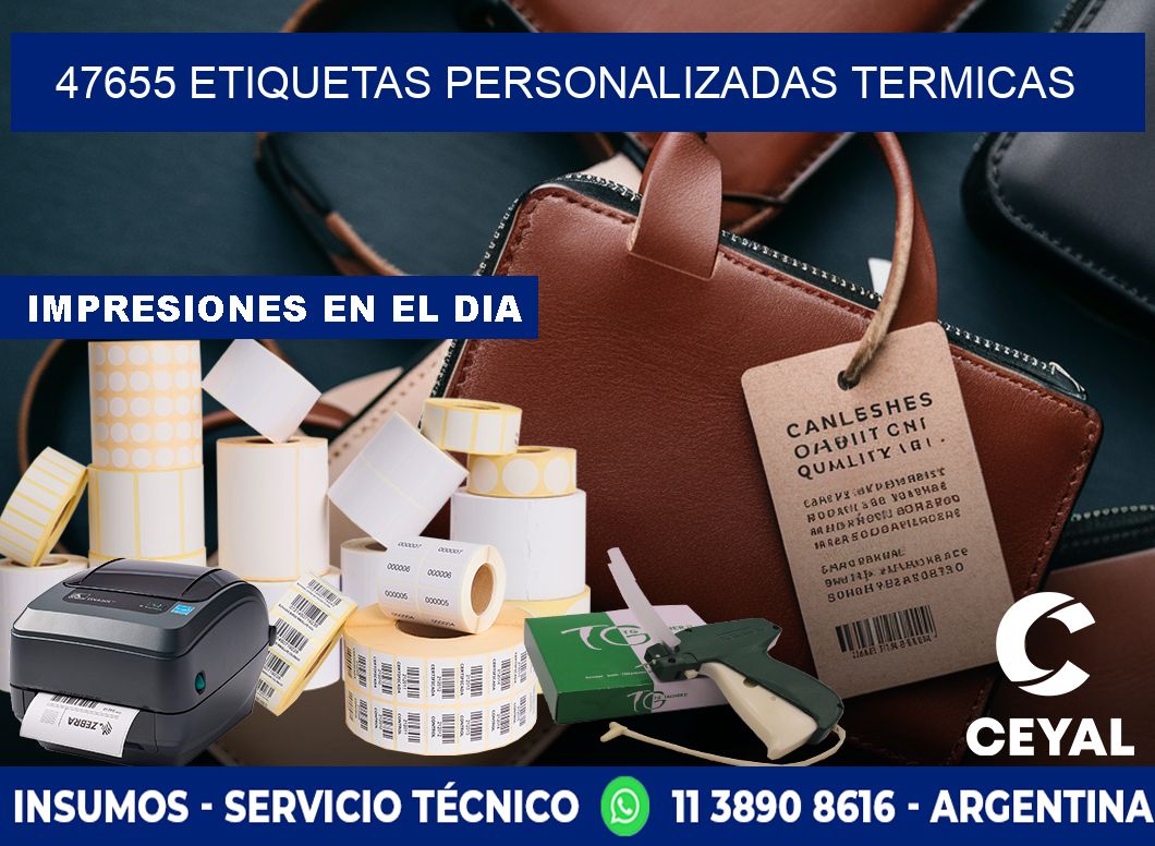 47655 Etiquetas personalizadas termicas