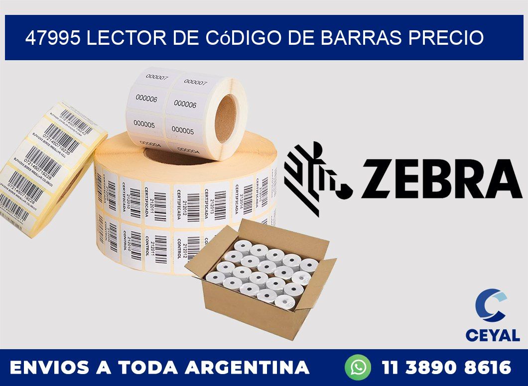47995 Lector de código de barras precio