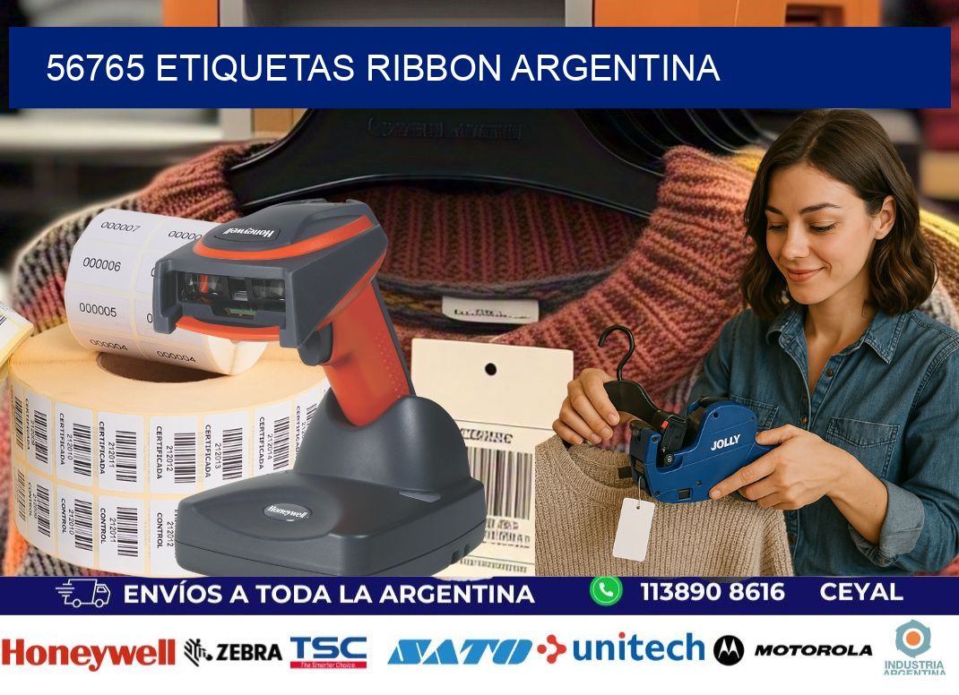 56765 etiquetas ribbon argentina