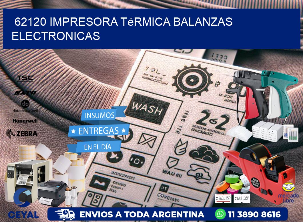 62120 impresora térmica balanzas electronicas