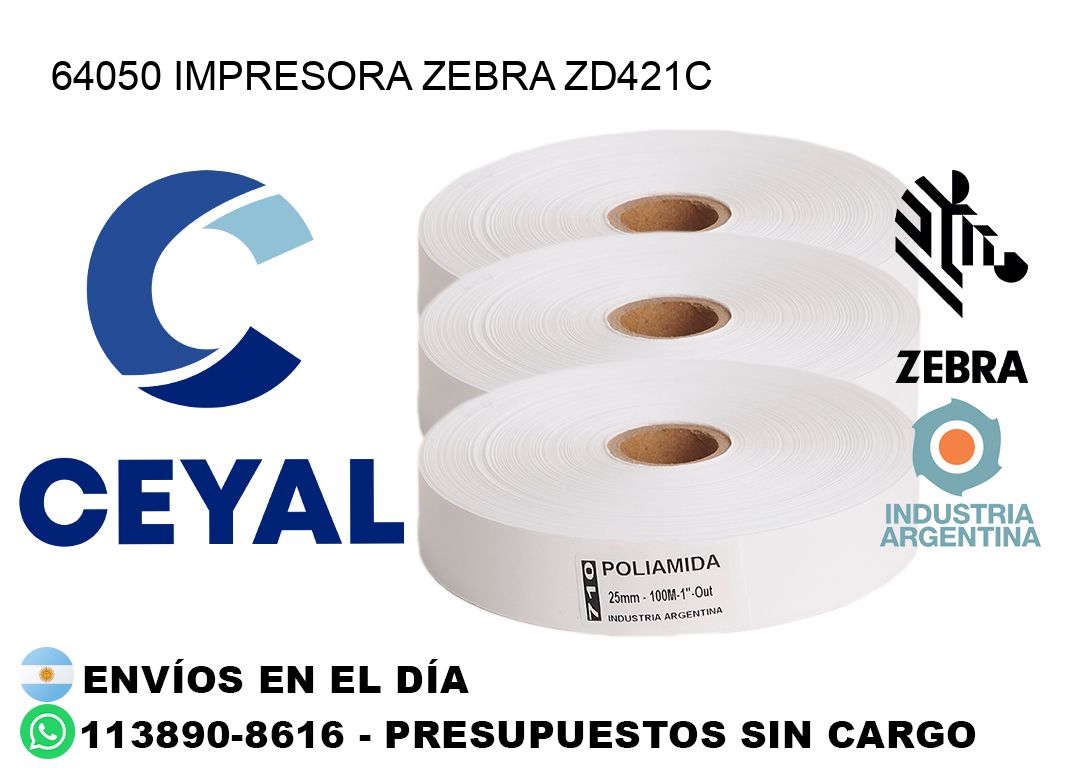 64050 Impresora Zebra zd421c
