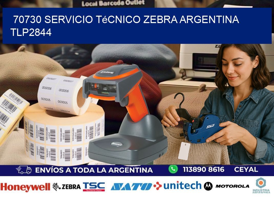 70730 servicio técnico zebra argentina TLP2844
