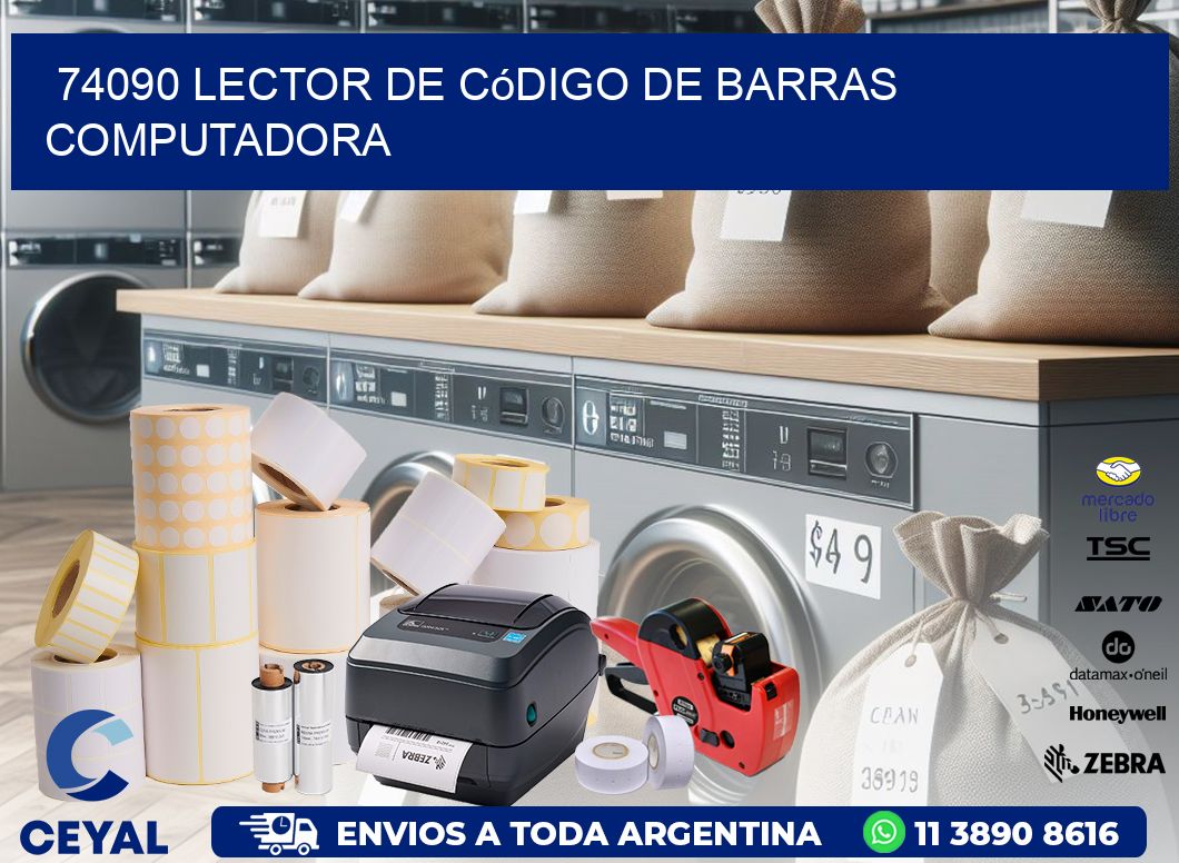 74090 Lector de código de barras computadora