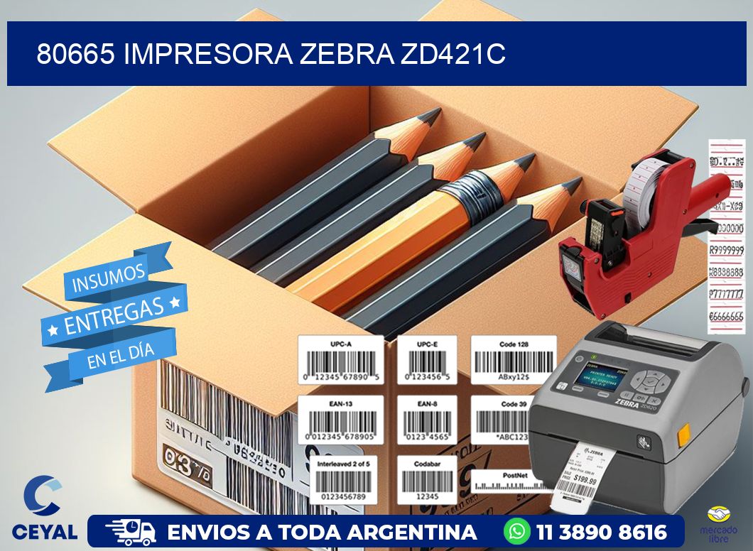 80665 Impresora Zebra zd421c