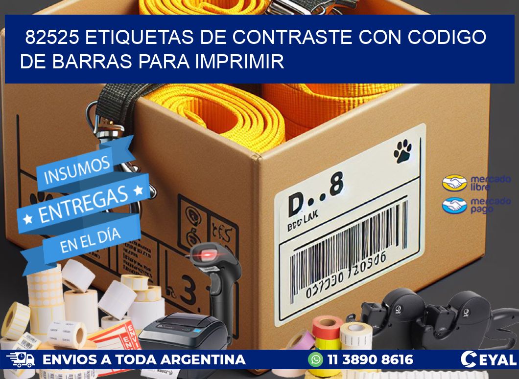 82525 etiquetas de contraste con codigo de barras para imprimir