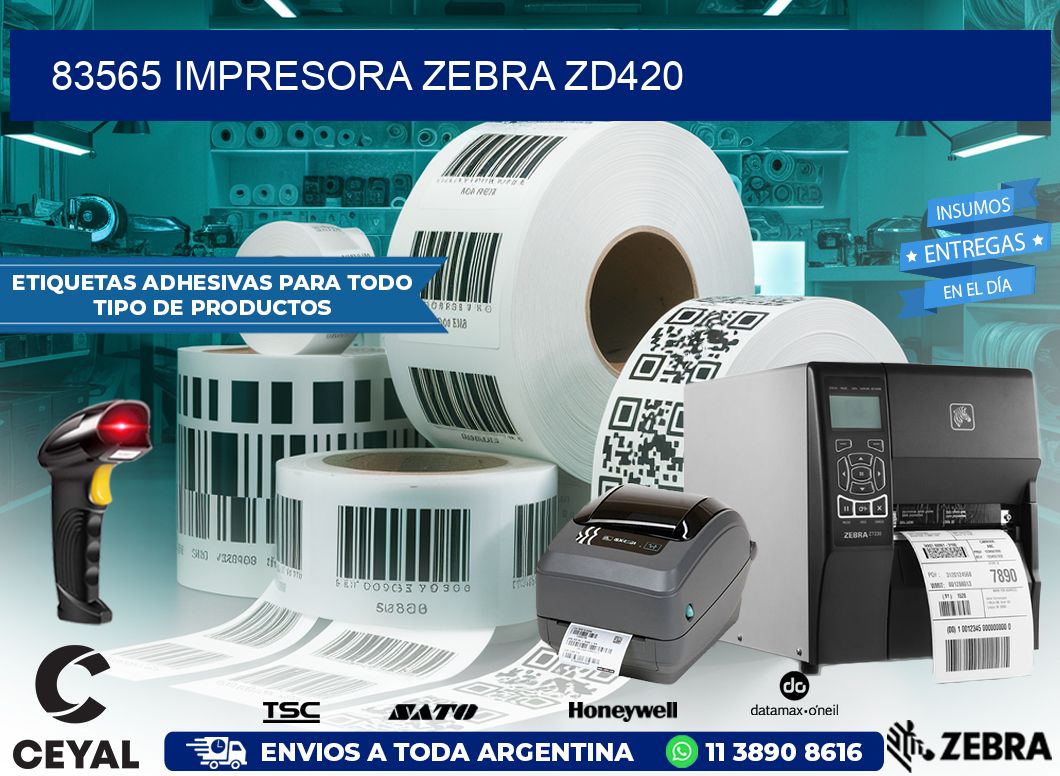83565 Impresora Zebra ZD420
