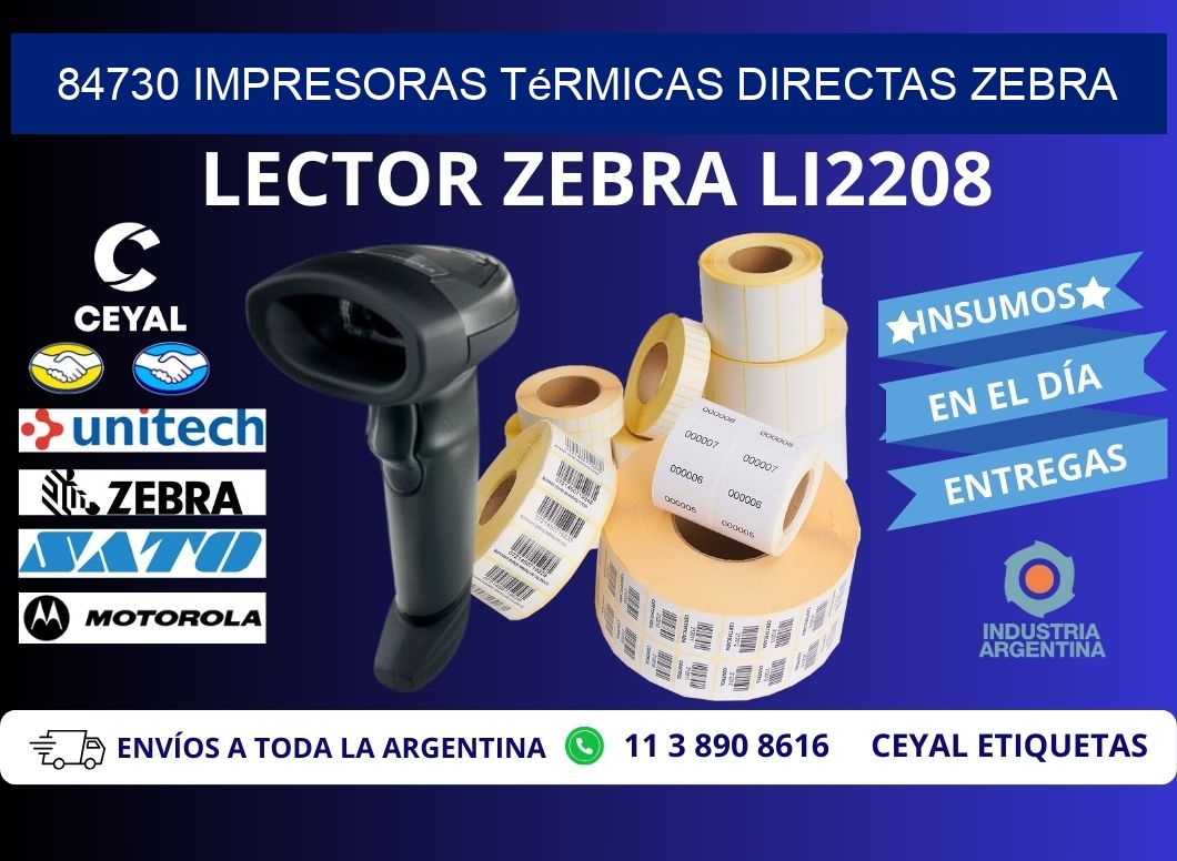 84730 impresoras térmicas directas zebra