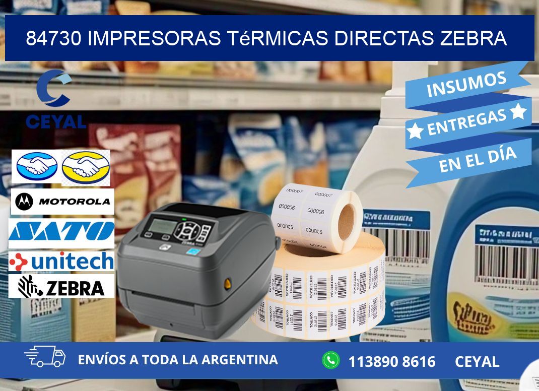 84730 impresoras térmicas directas zebra