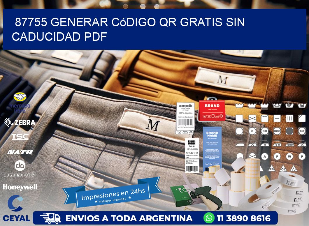 87755 Generar código QR gratis sin caducidad PDF