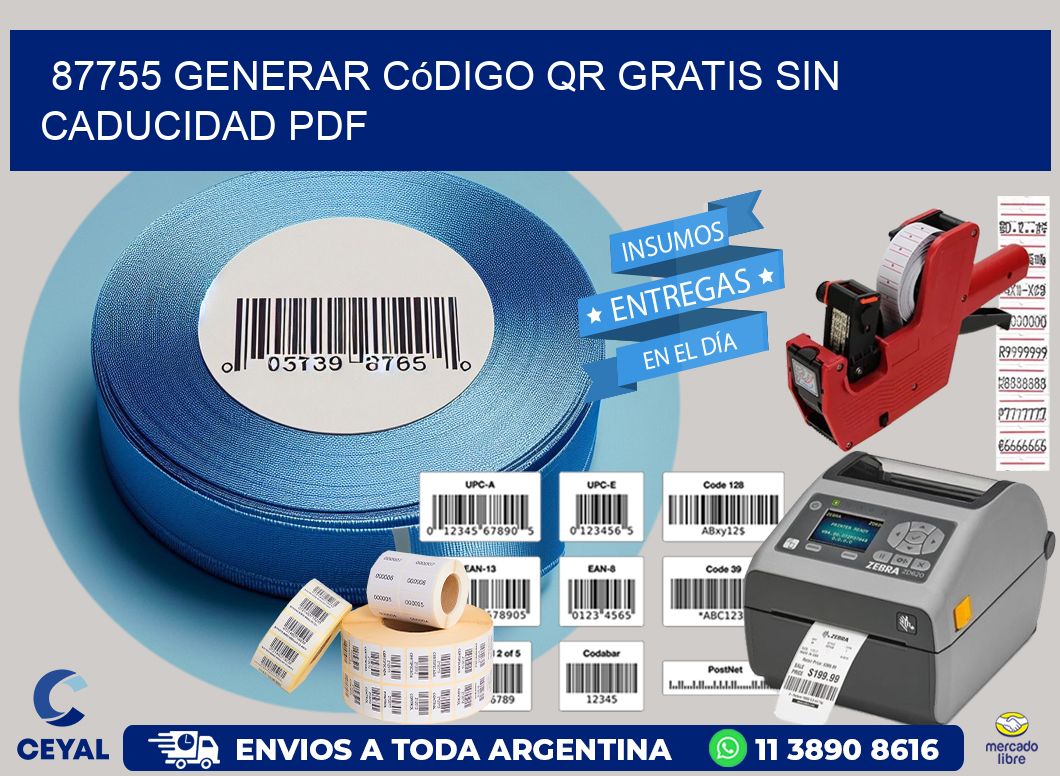 87755 Generar código QR gratis sin caducidad PDF