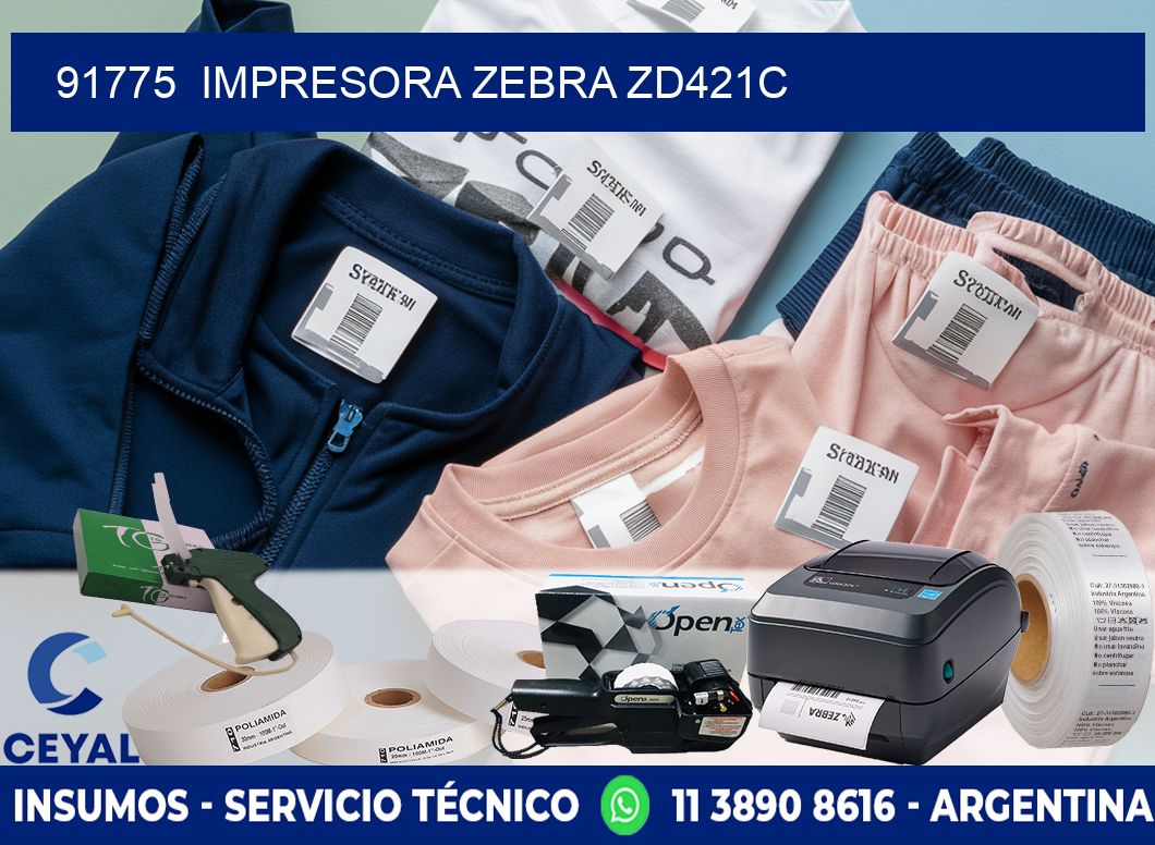 91775  Impresora Zebra zd421c