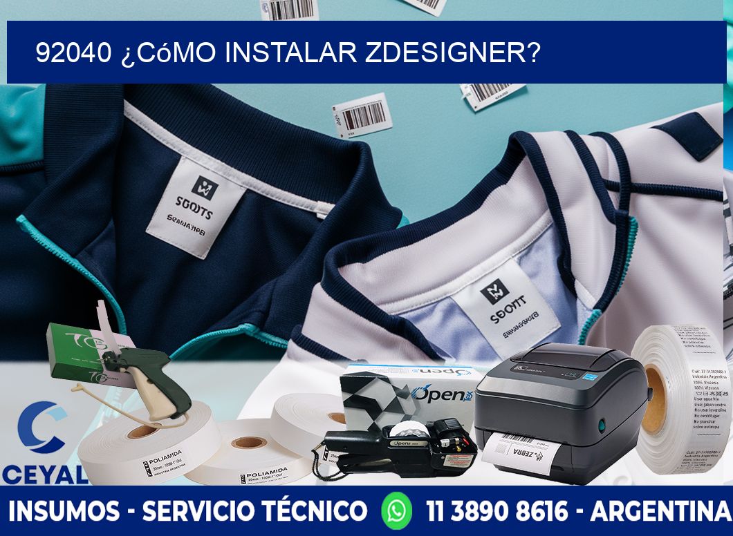 92040 ¿Cómo instalar ZDesigner?