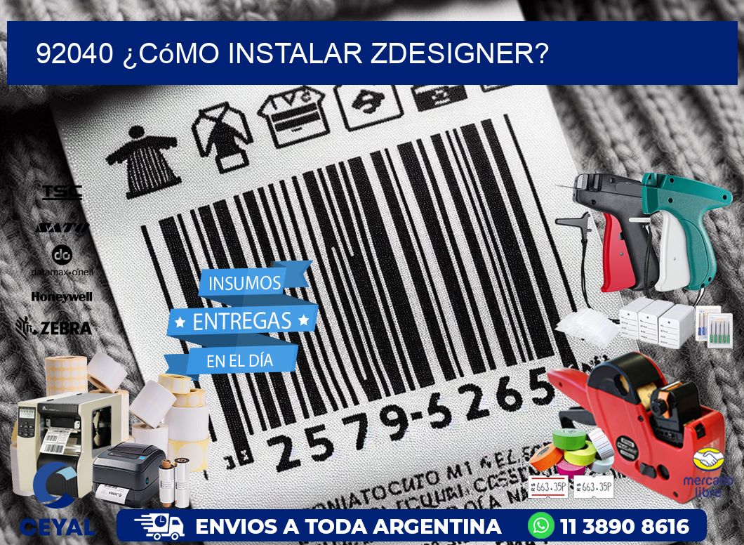 92040 ¿Cómo instalar ZDesigner?