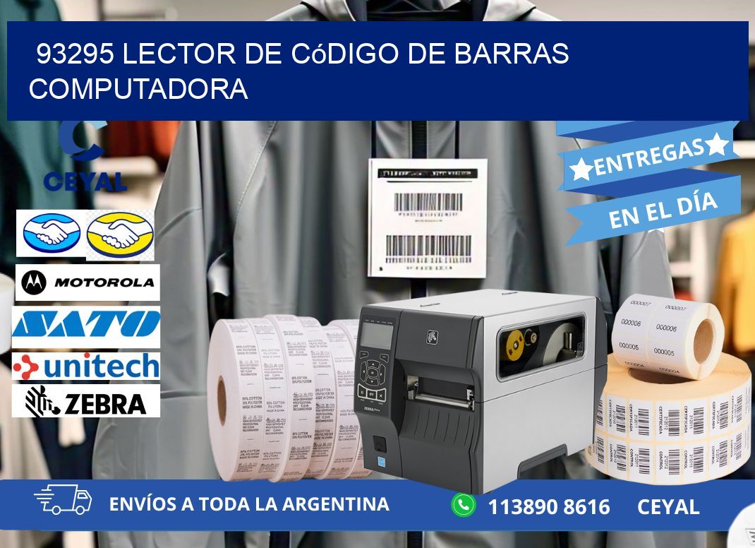 93295 Lector de código de barras computadora