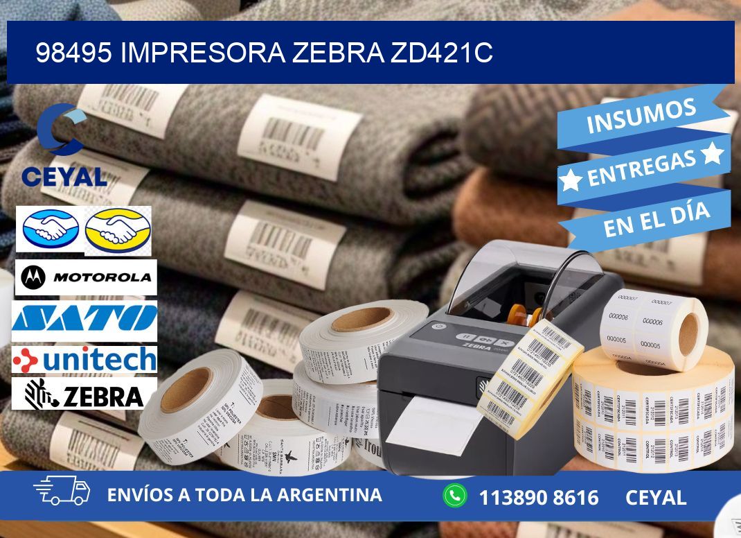 98495 Impresora Zebra zd421c