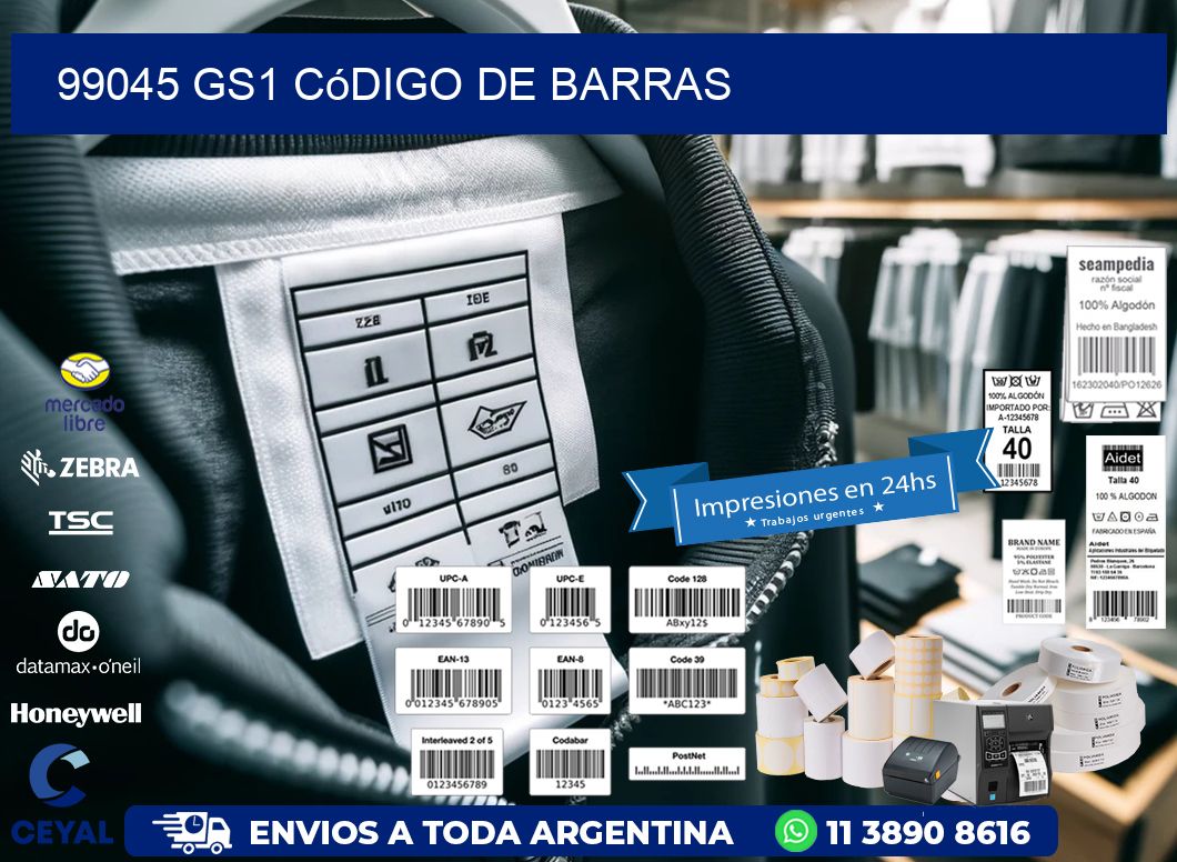 99045 GS1 código de barras