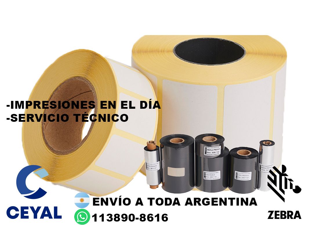impresora SATO + 98855 etiquetas + ribbon