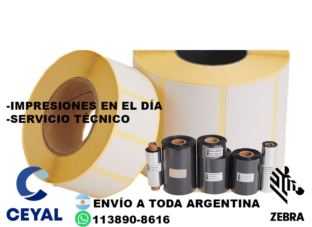 impresora codigos de barras + 95810 etiquetas + ribbon