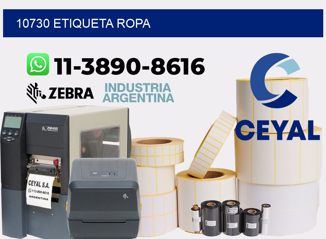 10730 etiqueta ropa