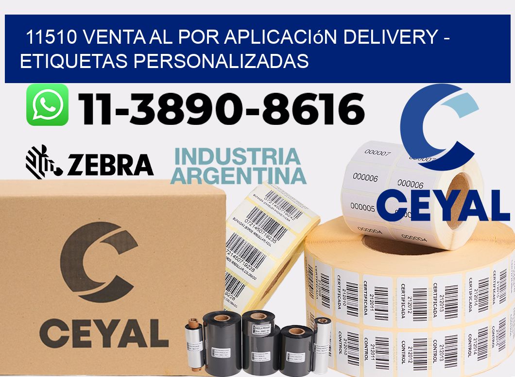 11510 Venta al Por Aplicación delivery - Etiquetas Personalizadas