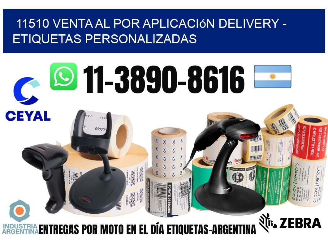 11510 Venta al Por Aplicación delivery – Etiquetas Personalizadas