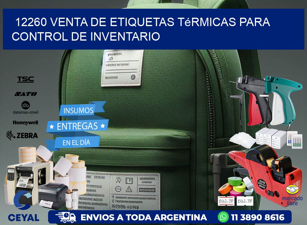 12260 venta de etiquetas térmicas para control de inventario