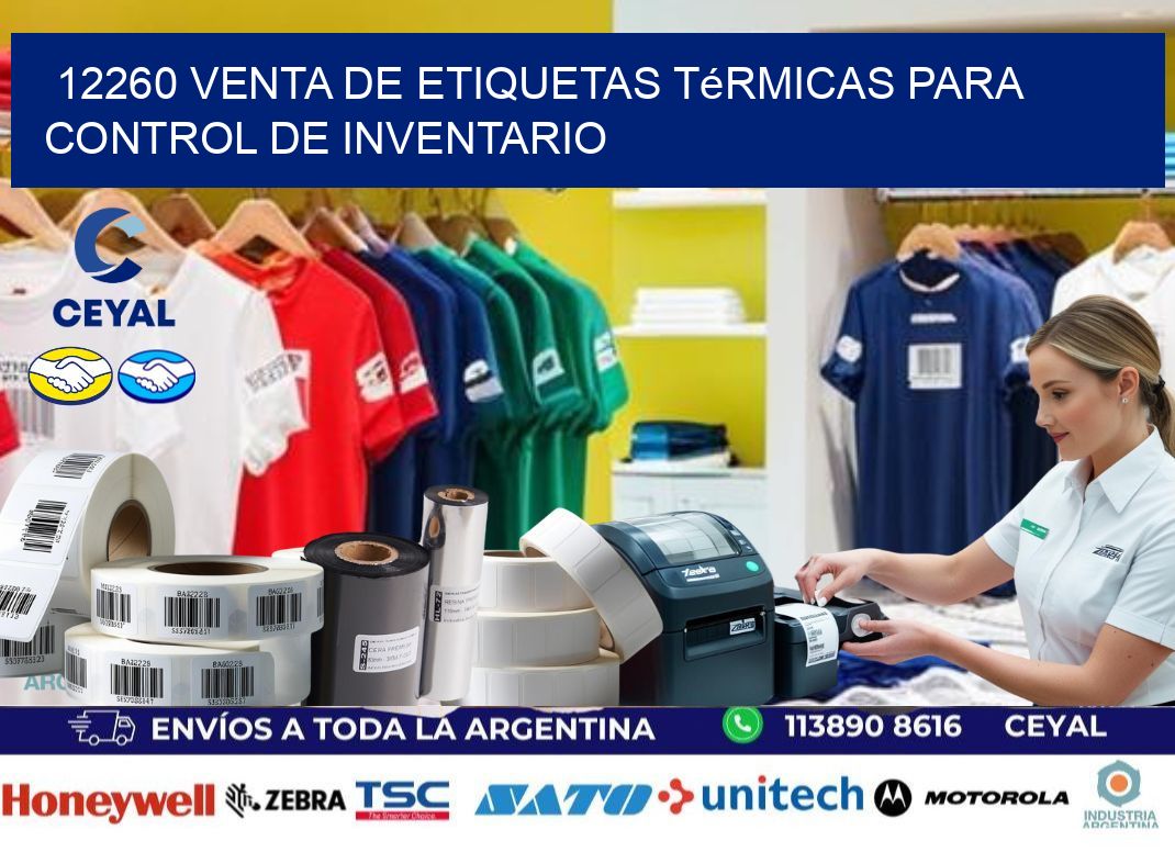 12260 venta de etiquetas térmicas para control de inventario
