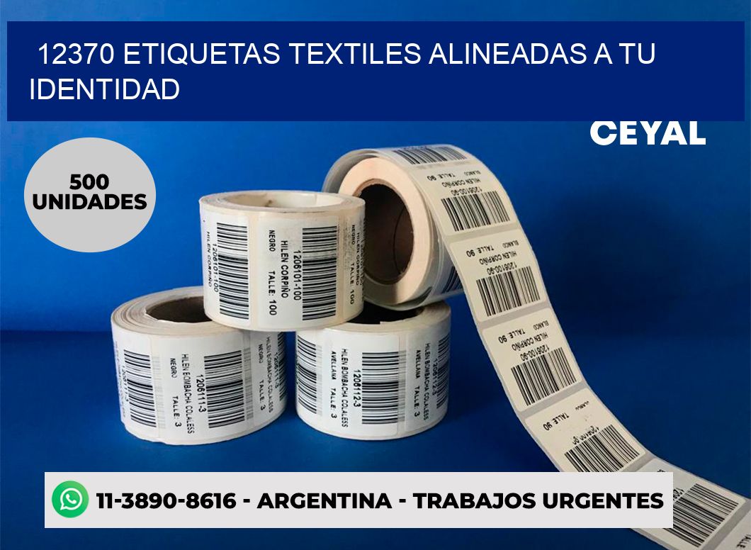 12370 Etiquetas textiles alineadas a tu identidad