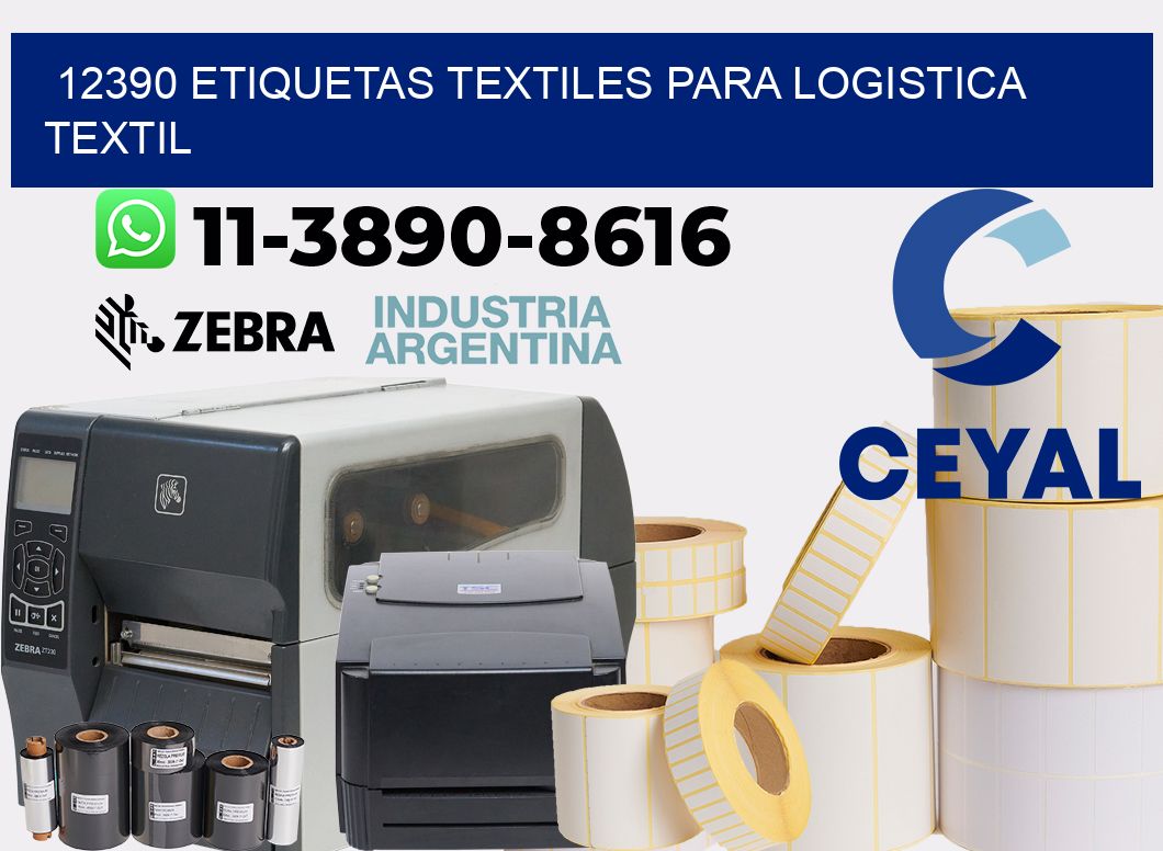 12390 Etiquetas textiles para logistica textil