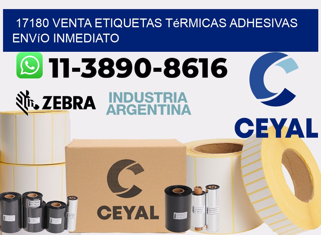 17180 venta etiquetas térmicas adhesivas envío inmediato