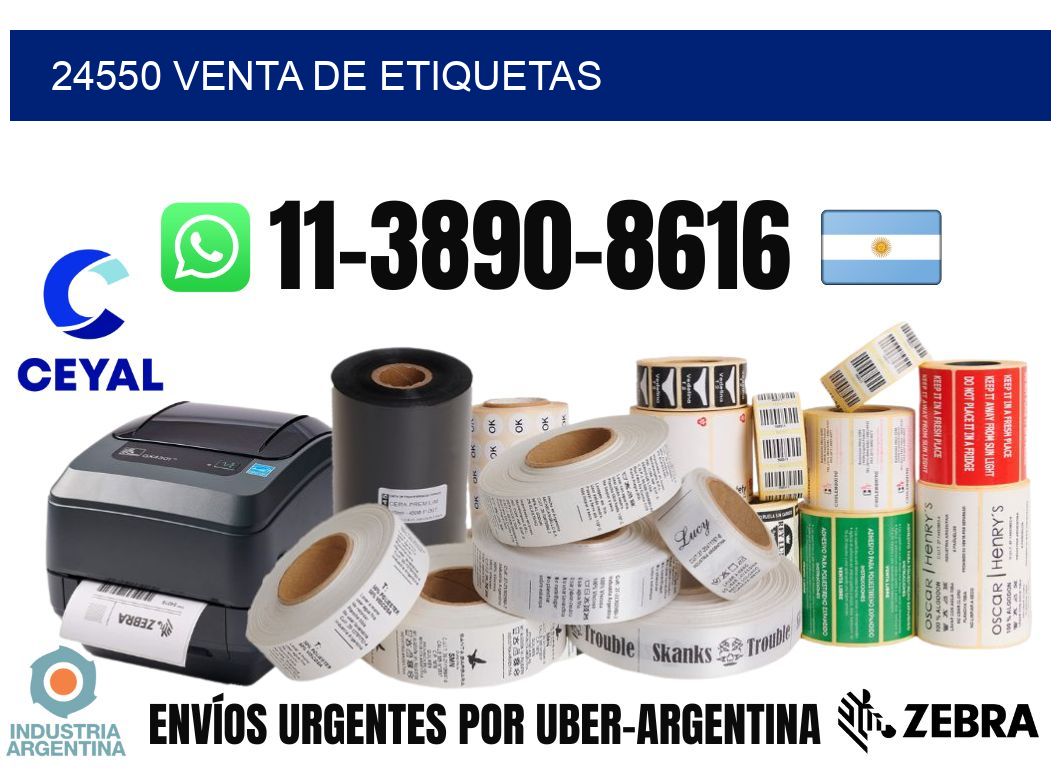 24550 venta de etiquetas