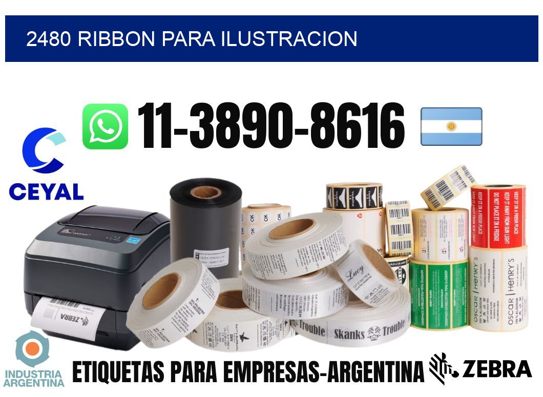 2480 ribbon para ilustracion