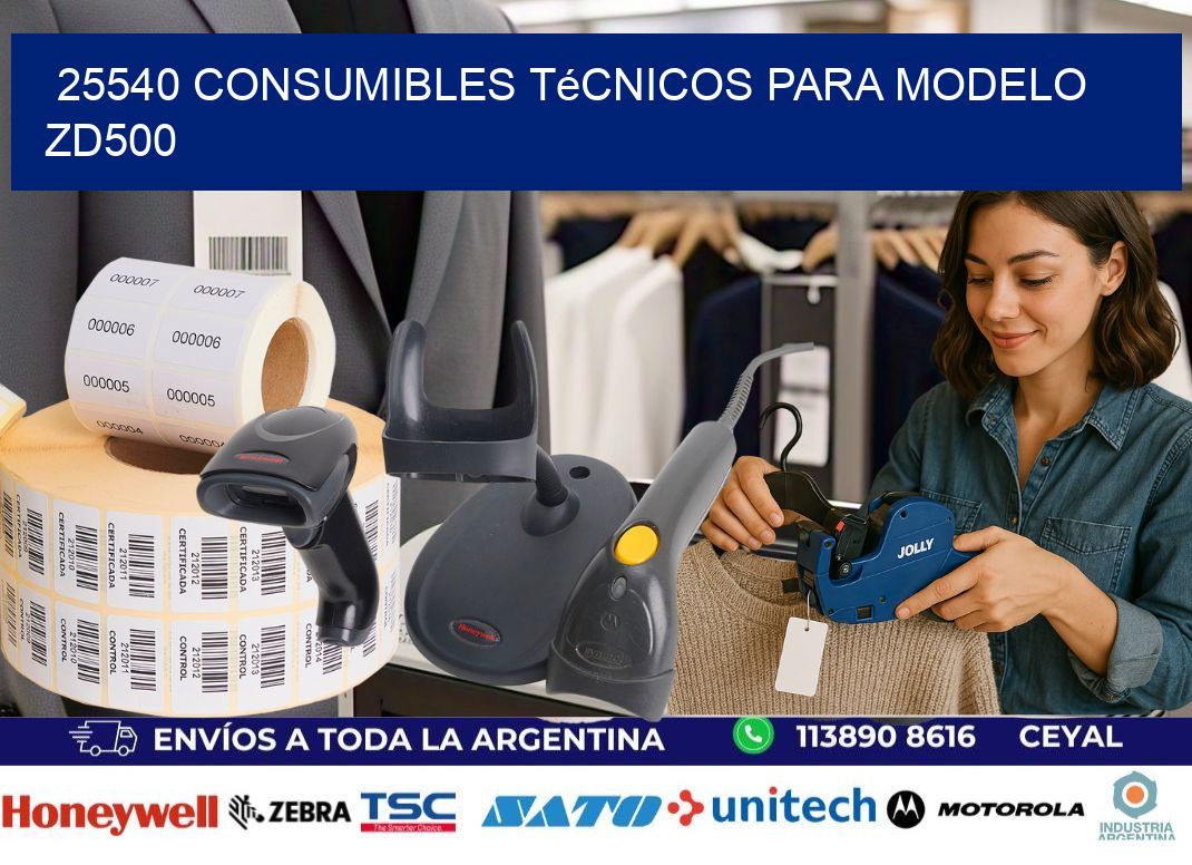 25540 consumibles técnicos para modelo zd500