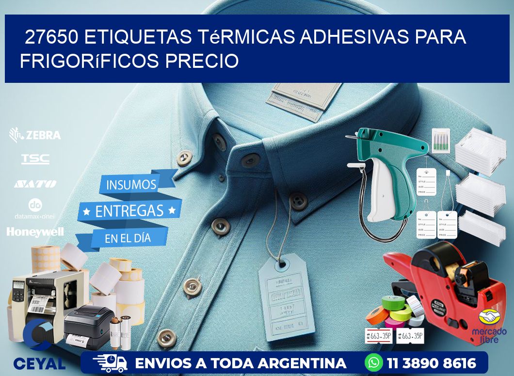 27650 etiquetas térmicas adhesivas para frigoríficos precio