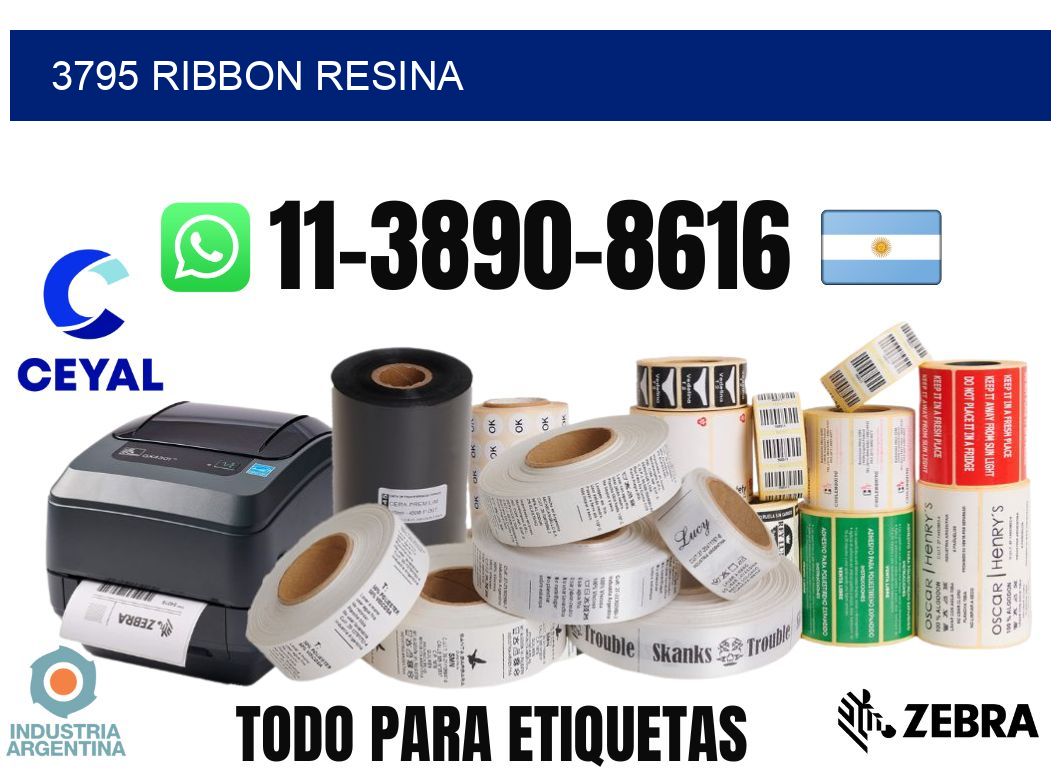 3795 ribbon resina