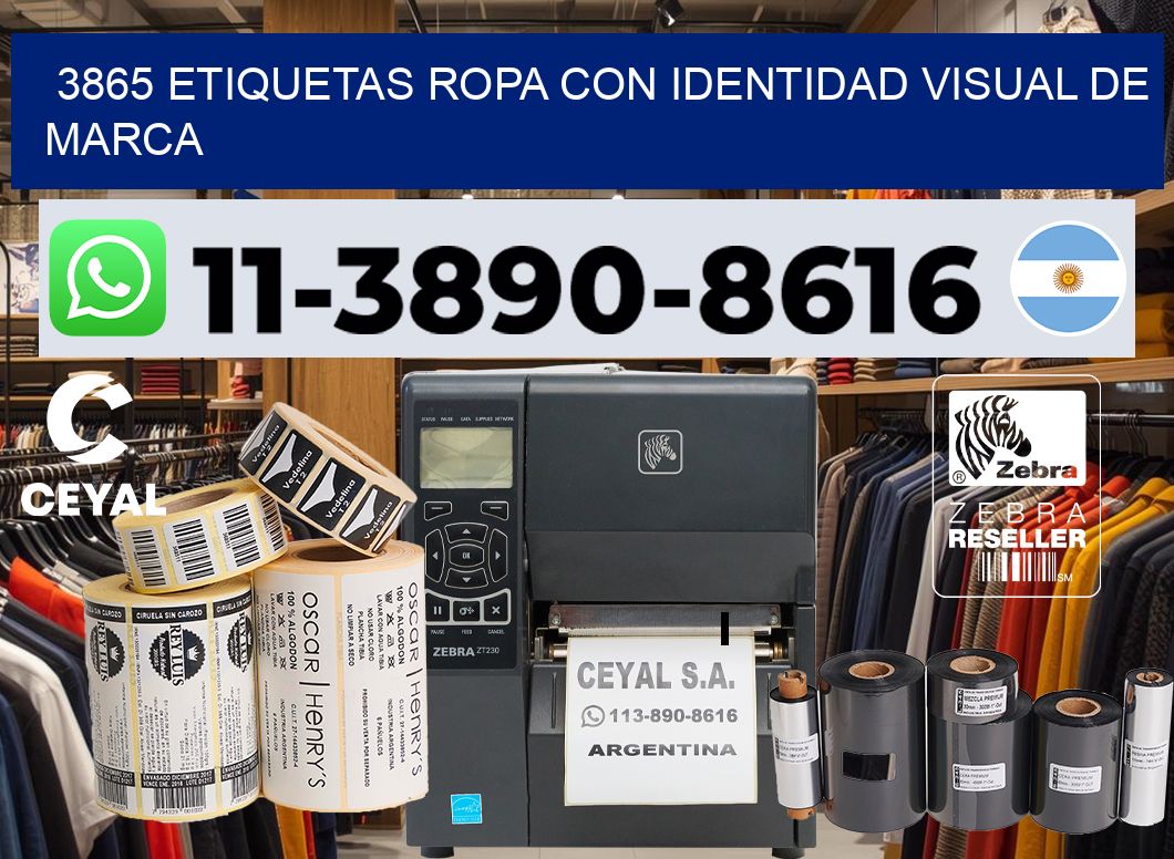 3865 Etiquetas ropa con identidad visual de marca