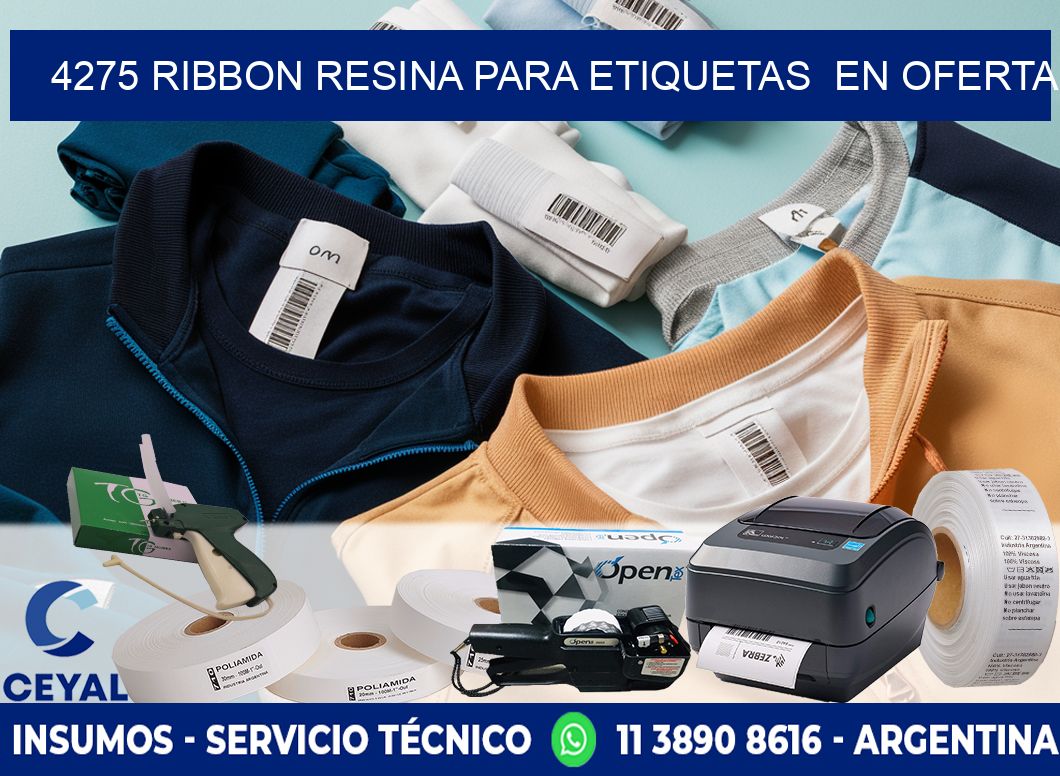 4275 ribbon resina para etiquetas  en oferta