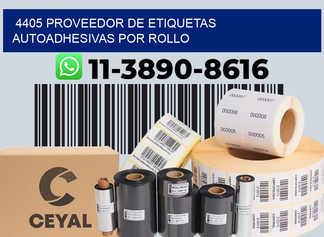 4405 proveedor de etiquetas autoadhesivas por rollo