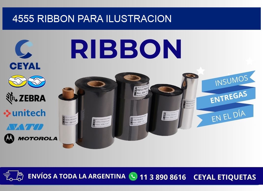 4555 ribbon para ilustracion