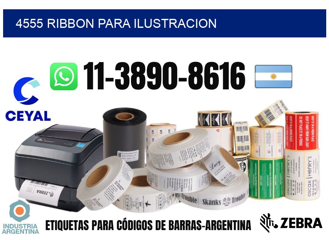 4555 ribbon para ilustracion
