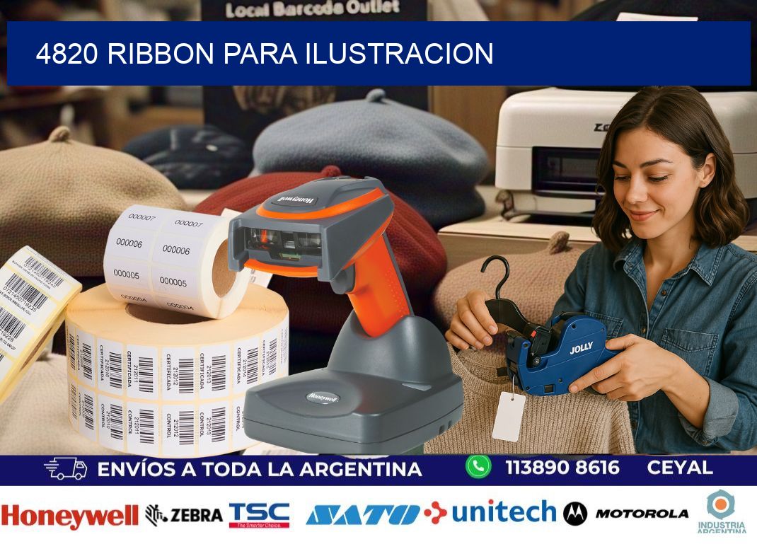 4820 ribbon para ilustracion