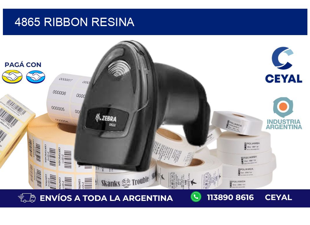 4865 ribbon resina