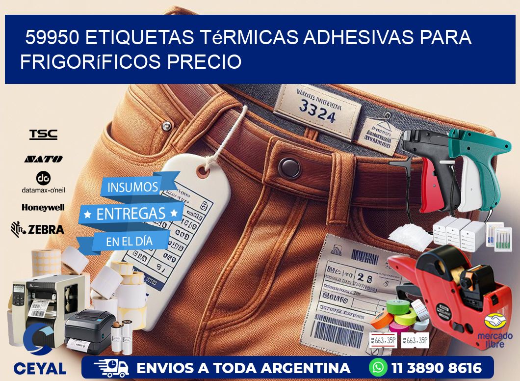 59950 etiquetas térmicas adhesivas para frigoríficos precio