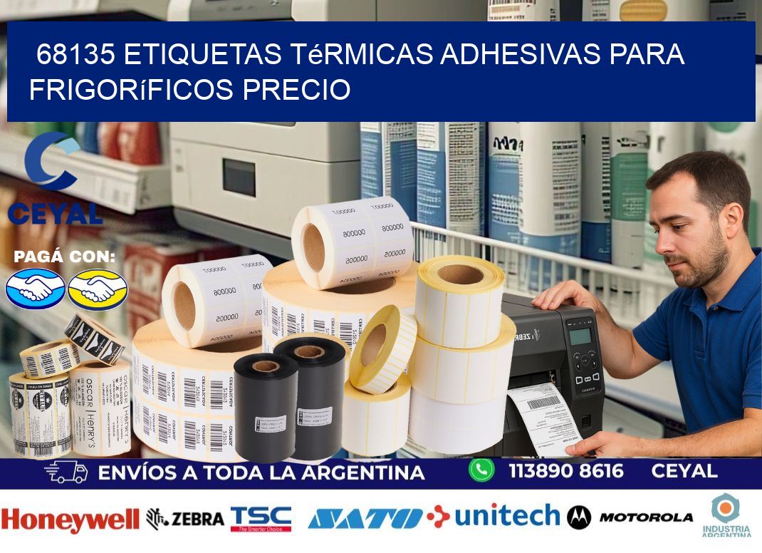 68135 etiquetas térmicas adhesivas para frigoríficos precio