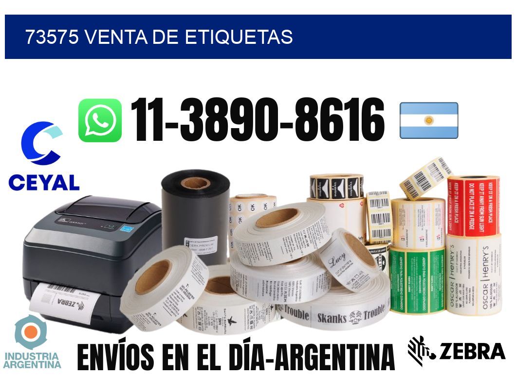 73575 venta de etiquetas