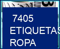7405 Etiquetas ropa para venta mayorista